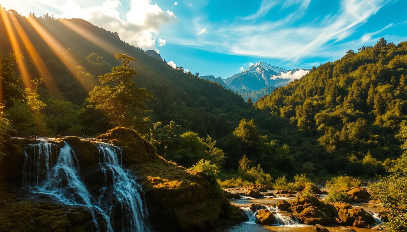keindahan alam gunung indonesia