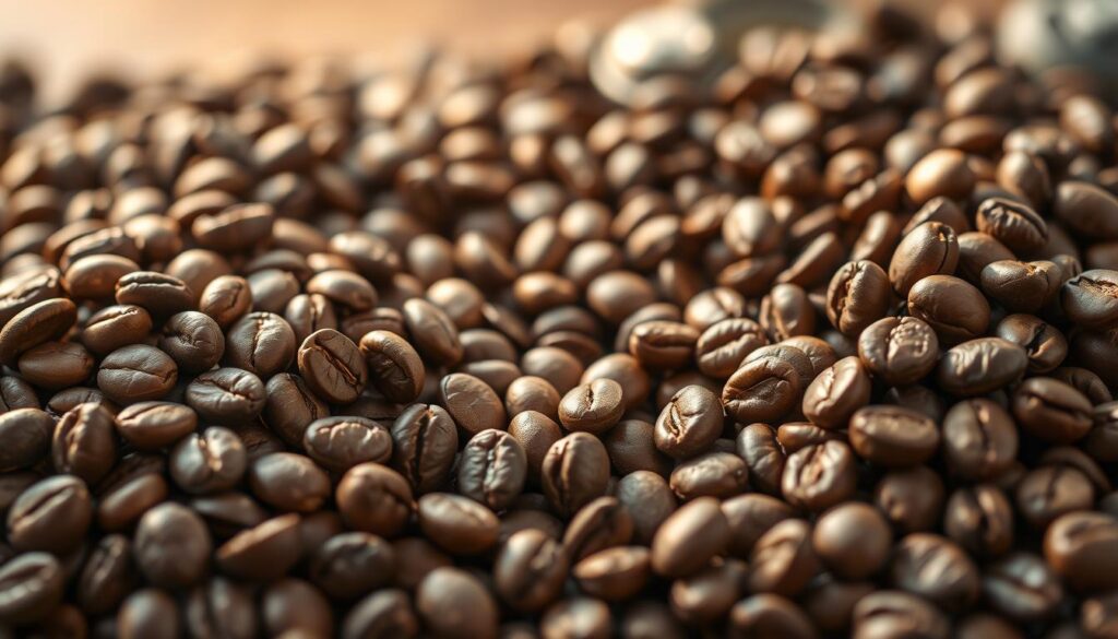 perbandingan biji kopi Arabika dan Robusta